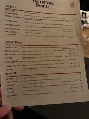 Menu photo 1 Fable Diner and Bar Vancouver, BC Menu photo 1 Fable Diner and Bar Vancouver, BC