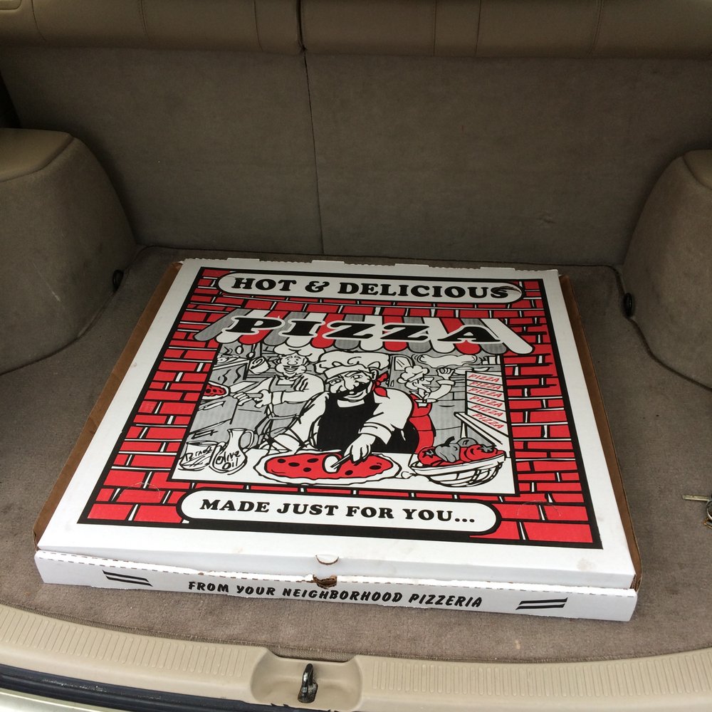 Vesuvio's Pizza - The impressive 28" cheese pizza barely fit in my trunk! - Pizza Near Me - Naples, Florida Vesuvio's Pizza - The impressive 28" cheese pizza barely fit in my trunk! - Pizza Near Me - Naples, Florida