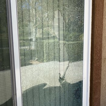 Jimmy's Glass - Before (shattered glass) - Windows Installation Near Me Jimmy's Glass - Before (shattered glass) - Windows Installation Near Me