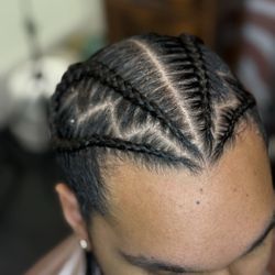 Game Loc’d Hair Studio - 4 styled braids