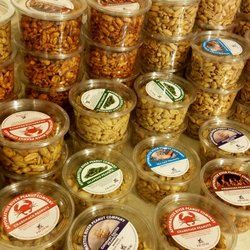 Appomattox River Peanut Company - A few of the many peanut flavors available.