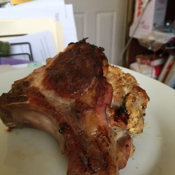 Springfield Butcher - Cooked at 325 degrees...simply yum...stuffed pork chop straight from the butcher! - Meat Shops Near Me - Springfield, Virginia