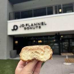 Maple donut with was fluffy and incredible Maple donut with was fluffy and incredible