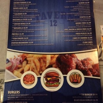 Tavern 12 - menu-2 - American Near Me - Warwick, Rhode Island Tavern 12 - menu-2 - American Near Me - Warwick, Rhode Island