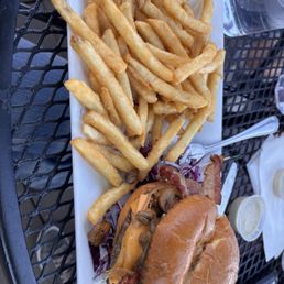 MVP Burger and fries MVP Burger and fries