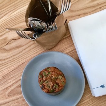 Manresa Bread - Gluten-free pumpkin muffin - Breakfast & Brunch Near Me - Campbell, California Manresa Bread - Gluten-free pumpkin muffin - Breakfast & Brunch Near Me - Campbell, California