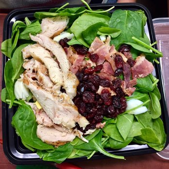 Lettuce Eat - Spinach Salad - Food Delivery Services Near Me - Bakersfield, California Lettuce Eat - Spinach Salad - Food Delivery Services Near Me - Bakersfield, California