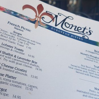 Monets Wine Bistro - See my review....Kim W - French Near Me - Exeter, California