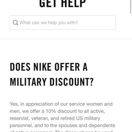 military discount nike