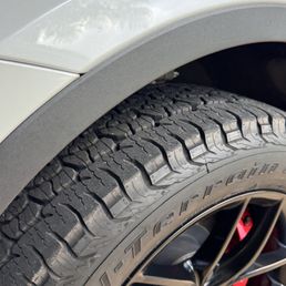 BFGoodrich all terrain tires with T sport line rims and a 2 inch lift kit
