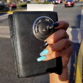 Instyle Nails & Spa - Black matte with blue ombre tip nails - Nail Salons Near Me - Alexandria, Virginia Instyle Nails & Spa - Black matte with blue ombre tip nails - Nail Salons Near Me - Alexandria, Virginia