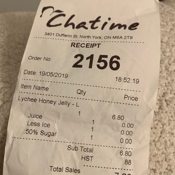 Chatime Innovation Bar - Bubble Tea Near Me - Toronto, Ontario