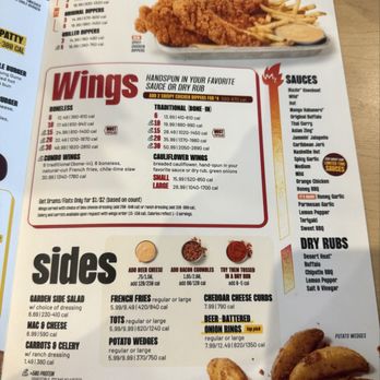Buffalo Wild Wings - Menu 8/2025 - Chicken Wings Near Me - Orange, California Buffalo Wild Wings - Menu 8/2025 - Chicken Wings Near Me - Orange, California