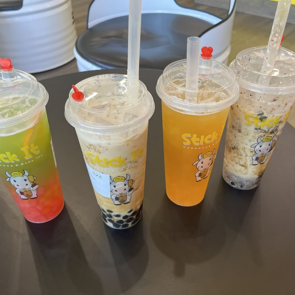 Stick It Corndogs & Boba Tea - Boba different flavors, all great. - Bubble Tea Near Me - Berwyn, Illinois Stick It Corndogs & Boba Tea - Boba different flavors, all great. - Bubble Tea Near Me - Berwyn, Illinois
