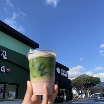 Yeems Coffee - Strawberry Matcha - Coffee & Tea Near Me - Gardena, California