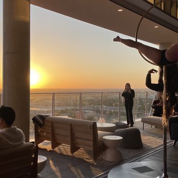 Moon's Daughter - Thompson San Antonio - Standing room view of the sunset - Mediterranean Near Me - San Antonio, Texas