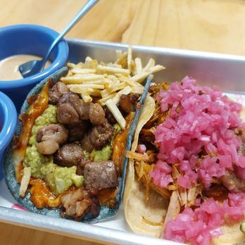 Tortilla House - Barbacoa Taco (1)  Rib Eye Taco (1) - Tacos Near Me - Miami, Florida