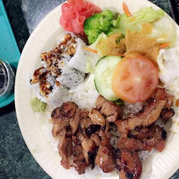 Teriyaki Boy - Chicken teriyaki with squid roll, my favorite!!! - Japanese Near Me - Princeton, New Jersey