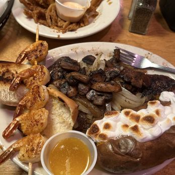 Texas Roadhouse - Ribeye* 12oz & Grilled Shrimp - Barbeque Near Me - Warsaw, Indiana Texas Roadhouse - Ribeye* 12oz & Grilled Shrimp - Barbeque Near Me - Warsaw, Indiana