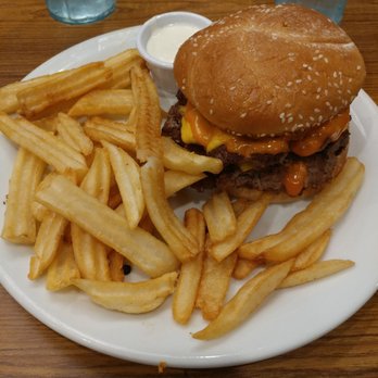 Denny's - Diner Double Burger's juicy, & YUM! Nikki Whitecloud, quick, friendly service 10+! - American Near Me - Ventura, California Denny's - Diner Double Burger's juicy, & YUM! Nikki Whitecloud, quick, friendly service 10+! - American Near Me - Ventura, California
