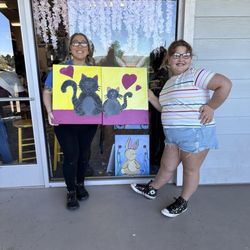 Wine & Design - Kitty cat mommy and me