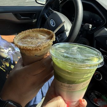 Cafe Eclado - Dirty Nutty, Strawberry Matcha Cloud - Cafes Near Me - Artesia, California Cafe Eclado - Dirty Nutty, Strawberry Matcha Cloud - Cafes Near Me - Artesia, California