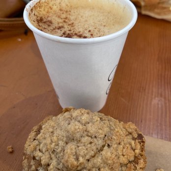Bru Coffeebar - Blueberry muffin and dirty chai latte - Coffee & Tea Near Me - Los Angeles, California Bru Coffeebar - Blueberry muffin and dirty chai latte - Coffee & Tea Near Me - Los Angeles, California