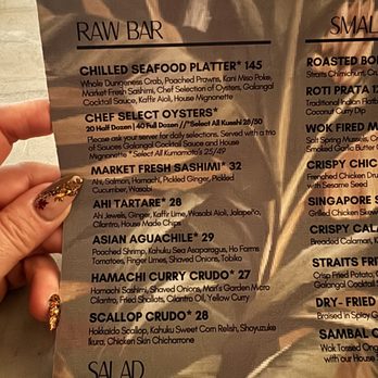Straits - Honolulu - Menu - Asian Fusion Near Me - Honolulu, Hawaii