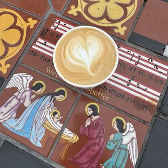 Shrine Coffee - Love the tiles on the fountain - Coffee & Tea Near Me - Santa Cruz, California