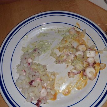 Salt  - Pile of onions I pulled off my octopus ceviche. - Seafood Near Me - Arcata, California