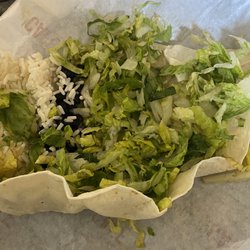 Tropical Smoothie Cafe - Ordered Baja Chicken Wrap with NO chicken.