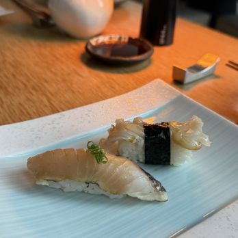 Katami - Mackerel (a bit fishy as expected but not too bad), clam (light flavor, fun texture) - Sushi Bars Near Me - Houston, Texas