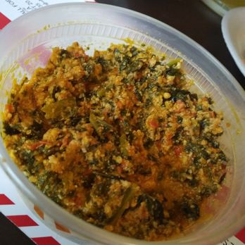 Olaide's Kitchen - Efo elegusi with no meat because I don't eat meat. - African Near Me - Parlin, New Jersey