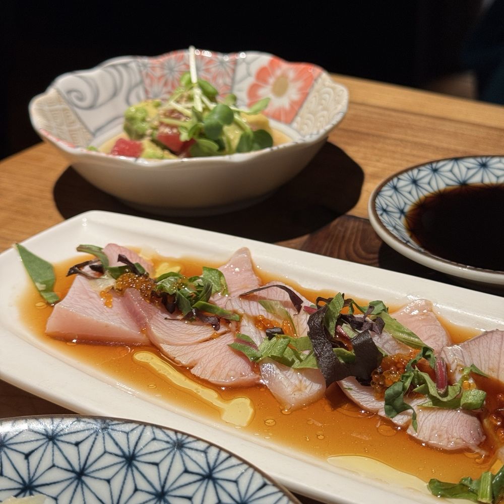 Fenikkusu - Hamachi Carpaccio and Tuna Avo - Japanese Near Me - San Francisco, California