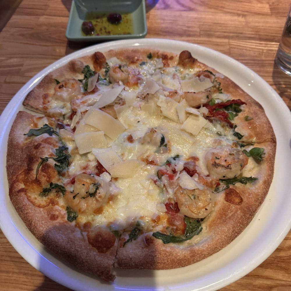 Cosimo's - Shrimp Scampi Pizza - Italian Near Me - Woodbury, New York Cosimo's - Shrimp Scampi Pizza - Italian Near Me - Woodbury, New York