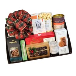 Celebratopia - Santa's favorite snacks nestled in a gift tray!