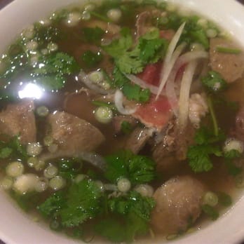 Pho Viet - beef special pho: beef eye round, flank, soft tendon, and meatballs. - Vietnamese Near Me - Washington, DC, District of Columbia