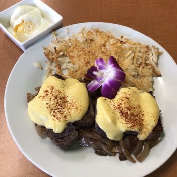Guieb Cafe - Braised Beef Benny - New American Near Me - Honolulu, Hawaii Guieb Cafe - Braised Beef Benny - New American Near Me - Honolulu, Hawaii