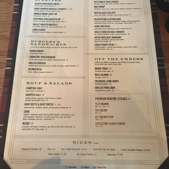 Bigfire - Menu - American Near Me - Orlando, Florida