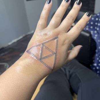 Bewitched Tattoo - Tri force hand tattoo - Tattoo Near Me - Rehoboth Beach, Delaware