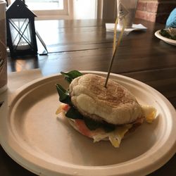 The Sunrise Cafe Sandwich Shop - Hit the Road Jack breakfast sandwich- yummy!