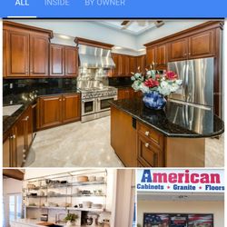 American Cabinets Granite Floors