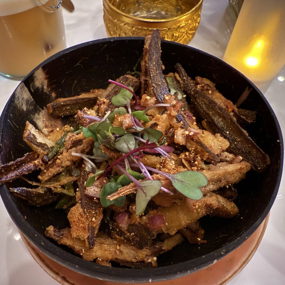 Thaihey Nola - Thaihey Fried okra - Deep fried okra with secret spices seasoning - Thai Near Me - New Orleans, Louisiana