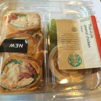 Starbucks - Trying the new wrap- Thai - style peanut chicken - Coffee & Tea Near Me - Boynton Beach, Florida Starbucks - Trying the new wrap- Thai - style peanut chicken - Coffee & Tea Near Me - Boynton Beach, Florida