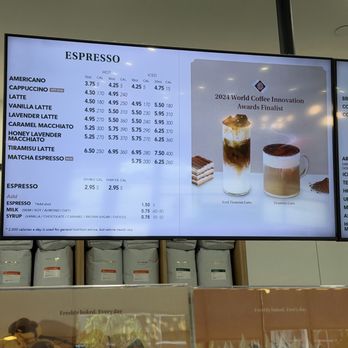 Tous Les Jours - Espresso menu - Bakeries Near Me - Pittsburgh, Pennsylvania