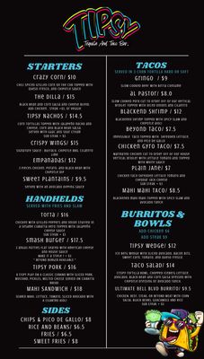 Menu photo 8 Tipsy Tequila and Taco Bar Bayside, NY Menu photo 8 Tipsy Tequila and Taco Bar Bayside, NY