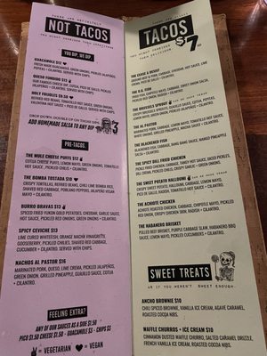 Menu photo 1 Burro Tacos Burlington, ON