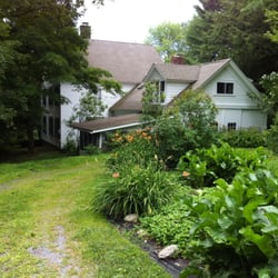 Steepletop - A rear view of Steepletop from one of the gardens.