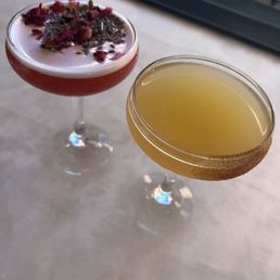Cocktails: Bujwah and the Indies French 75. Cocktails: Bujwah and the Indies French 75.