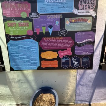 Bmore Licks - Menu (3/14/24) - Ice Cream & Frozen Yogurt Near Me - Baltimore, Maryland